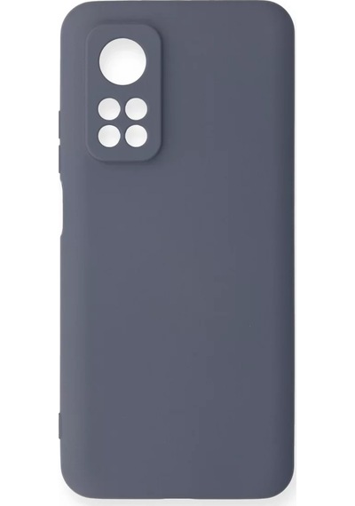 Newface Xiaomi Mi 10t Kılıf Nano İçi Kadife Silikon - Gri
