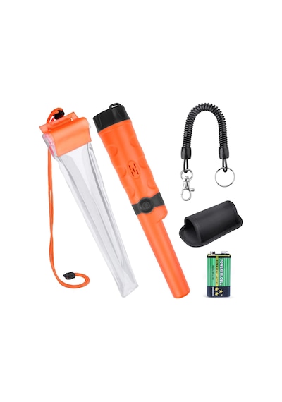Pinpointer Metal Dedektörü, Hazine Avcılık Aracı Buzzer Titreşimli Taşınabilir Pim İşaretçi Led