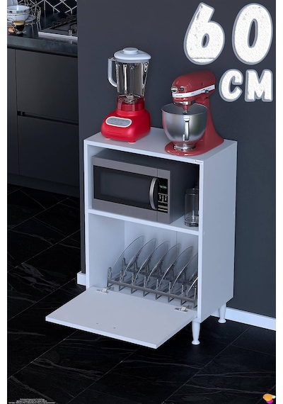 Lara 60 Cm Çok Amaçlı Mikrodalga Dolabı Alttan Kapaklı Fırınlık Kiler Ekmeklik 60x87x32 Cm Beyaz Lara 60 Cm Çok Amaçlı Mikrodalga Dolabı Alttan Kapaklı Fırınlık Kiler Ekmeklik 60x87x32 Cm Beyaz