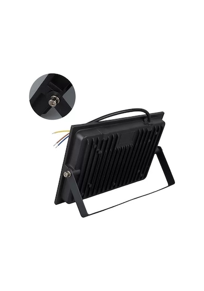 Sh Powermaster Pm-22572 100 Watt - 220 Volt 6500k Ip66 150 Işık Açısı Siyah Slim Kasa Beyaz Led Projektör Najmadd Najmaddin