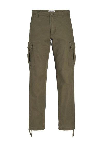Jack & Jones Erkek Pamuklu Kargo Pantolon - Kane - 12258150 Yeşil Jack & Jones Erkek Pamuklu Kargo Pantolon - Kane - 12258150 Yeşil