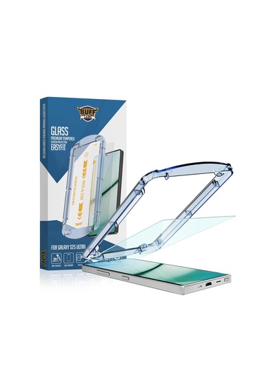 Buff S25 Serisi İle Uyumlu Easyfit Glass Kolay Uygulama Aparatlı Ekran Koruyucu Temperli Cam S25 Ultra Sku: Mır8690010080707