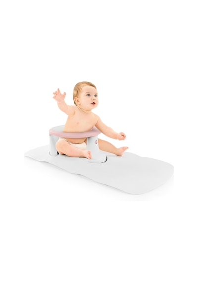 Dolu Kaymaz Paspaslı Banyo Koltuğu Pembe 7464