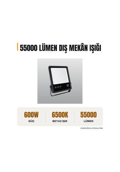 Ack 600w Led Projektör 6500k - At62-19932