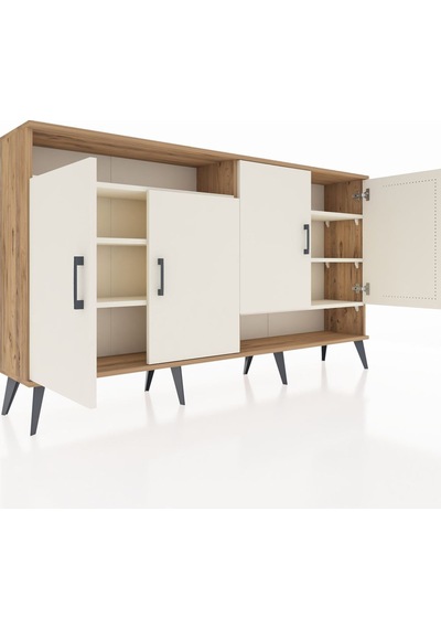 Arges Konsol 6 Raflı 4 Kapaklı 176x30x99 Çam-aytaşı Aytası/aytası - Atlas Çam Arges Konsol 6 Raflı 4 Kapaklı 176x30x99 Çam-aytaşı Aytası/aytası - Atlas Çam