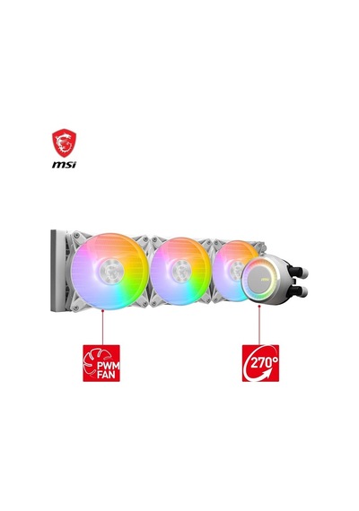 Msı Mag Coreliquid E360 Beyaz 360 Mm Sıvı Soğutucu