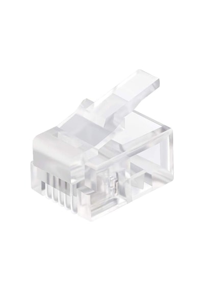 RJ11 6P6C 6 Pinli Telefon Jackı Konnektör 100 Adet