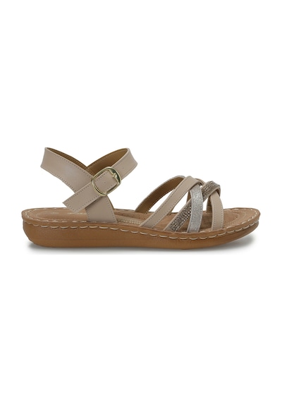 Polaris 409043.z Rose Gold Kadın Comfort Sandalet 409043.z6fx 000000000102251153 Pembe