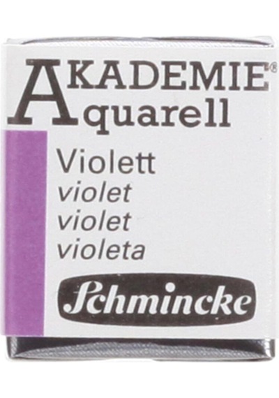 Schmincke Akademie Aquarell Yarım Tablet Sulu Boya 440 Violet