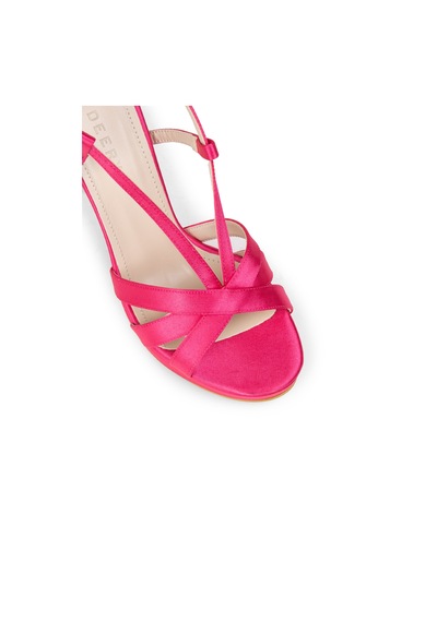 Deery Pembe Saten Kadın Abiye Ayakkabı - S0143zpmbm01 Pembe