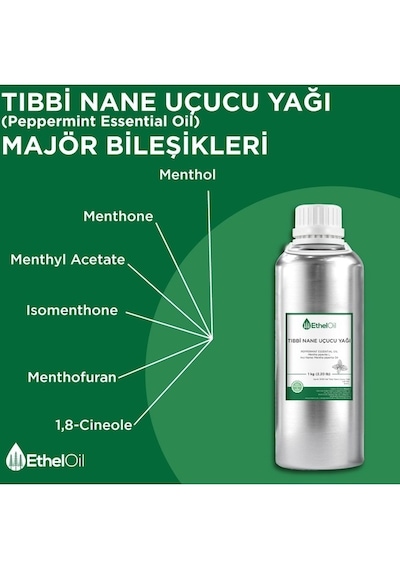 Etheloil Nane Saf ve Doğal Uçucu Etheloil Yağ 1 KG