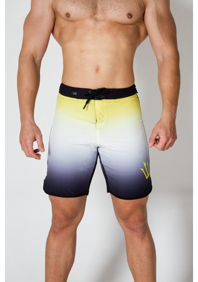 Pose I Down Aurora Black Npc Short Erkek Fizik Ve Deniz Şortu Sarı