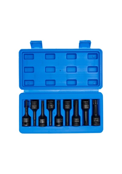6501 Havalı Uzun Rıbe Uçlu 1/2" Lokma Takımı 9 Parça