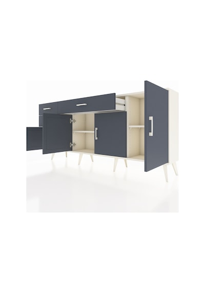 Arges Konsol 3 Raflı 3 Çekmeceli 4 Kapaklı 176x30x83 Aytaşı-antrasit/antrasit Antrasit/antrasit Arges Konsol 3 Raflı 3 Çekmeceli 4 Kapaklı 176x30x83 Aytaşı-antrasit/antrasit Antrasit/antrasit