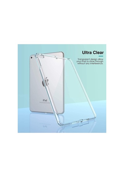 Ipad 9. Nesil 8. Nesil 10.2 Inç Uyumlu Şeffaf Silikon Kılıf Anti Shock Koruyucu Tablet Kılıfı Arka Kapak