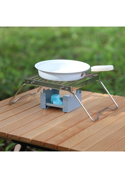 Kamp Ve Yürüyüş Aksesuarı İçin Katlanabilir Bacaklı Kamp Izgarası Mini Barbekü Izgarası