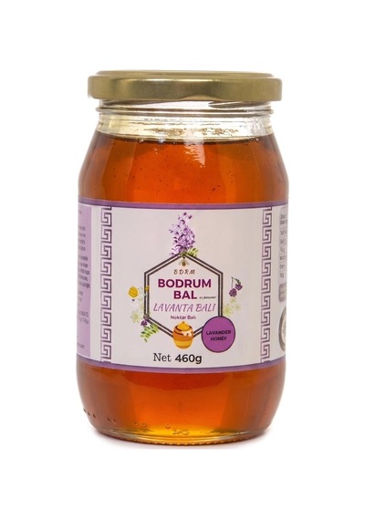Bodrum Bal Lavanta Balı 460g,%100 Saf, Ham, Filtre Edilmemiş, Güvenli, Doğal, Apiterapik, Cam Kavanoz