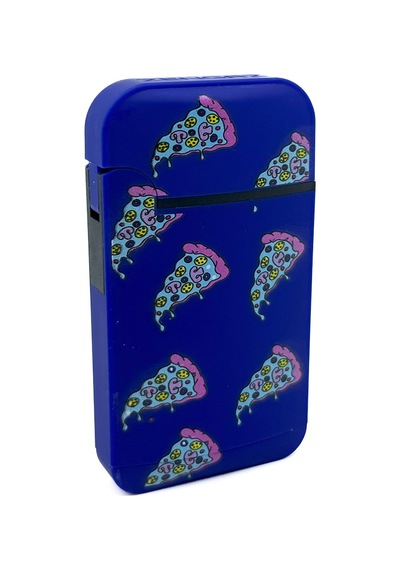 Zengaz Cool Tasarım Jet Alev Çakmak - Blue Pizza Lacivert