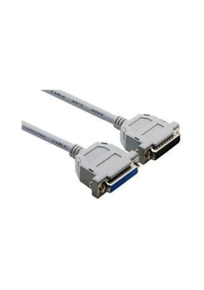 D-Sub Kablo - 25 Pin Paralel - Erkek - Dişi - 4.30 Metre - Uzatma
