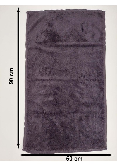 12'li Mikrofiber Kuaför Havlusu Siyah 50 x 90 CM Boya Tutmayan Profesyonel Havlu Seti