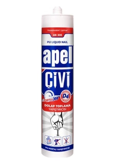 Apel Sıvı Çivi Pu Montaj Kit 390 Gr 5'li