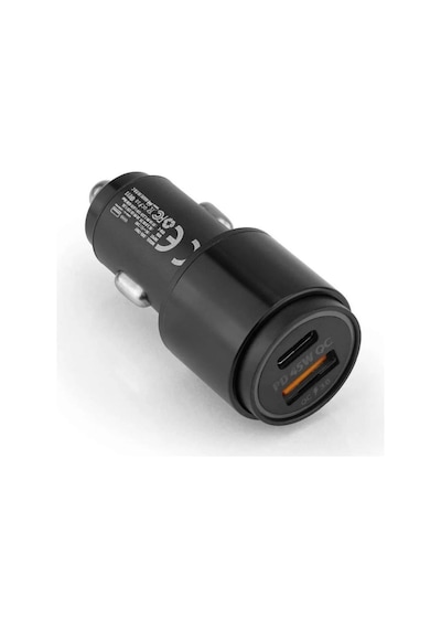 45w Pd Usb Oto Şarj Kafa Hızlı Şarj Çakmaklık Adaptörü Usb-c Ve Usb-a Çıkışlı Apple Uyumlu iPhone Ve Android