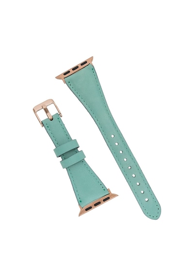Apple Watch Uyumlu Deri Kordon 42-44-45mm Slim Brn7