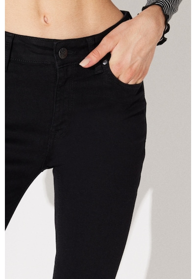 Lee Forever Skinny Fit Dar Kesim Yüksek Bel Jean Kot Pantolon L32SOZVT Siyah