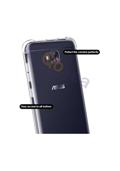 Asus Zenfone 4 Selfie Zd553Kl Kılıf Şeffaf Nitro Anti Shock Kapak Renksiz