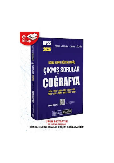 2026 Kpss Genel Yetenek Genel Kültür Konu Konu Düzenlenmiş Tamamı Çözümlü Çıkmış Sorular Coğrafya E-kitap