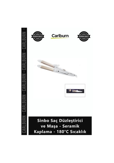 Özel Üretim Shd 1730 Hızlı Sinbo Saç Düzleştirici Maşa Seramik Kaplama 180 C Sıcaklık