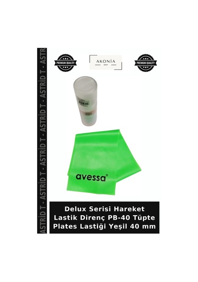 Delux Serisi Hareket Lastik Direnç Pb-40 Tüpte Plates Lastiği Yeşil 40 Mm