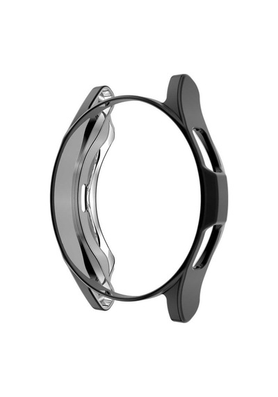 Samsung Uyumlu Galaxy Watch 4 Classic 46mm Mtr Watch Gard 02 Koruyucu Silikon - Siyah