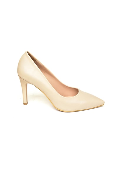 Fox Shoes U676082009 Ten İnce Topuklu Kadın Stiletto Ayakkabı Ten
