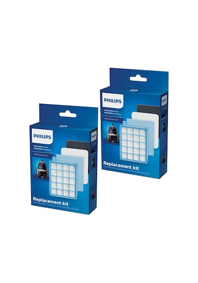 Philips İle Uyumlu Fc 9532 Powerpro Active Süpürge 2 Kutu Filtre Seti