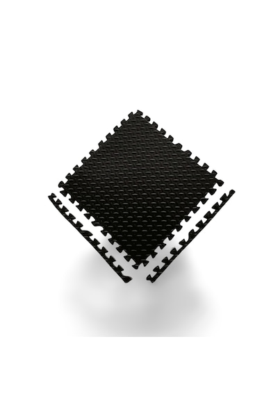 50x50 13mm Damla Desen Puzzle Tatami Minder Spor Yoga Pilates Oyun Matı Siyah