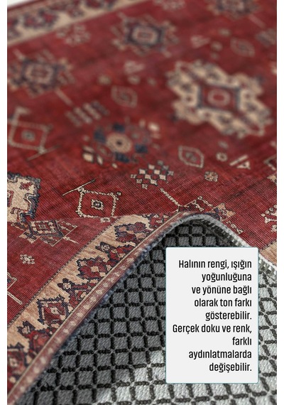 Yolluk Halı Kaymaz Taban Yıkanabilir Leke Tutmaz Kilim Özel Ölçü Koridor Halısı 3029 Çok Renkli
