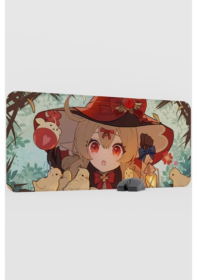 Klee Genshin Impact Anime Gacha V5 - 90x40 Xxl Gaming Mouse Pad Fare Altlığı