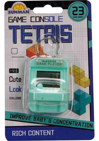 Mey İthalat Oyun Konsolu 23 Oyun Modlu Tetris Anahtarlık