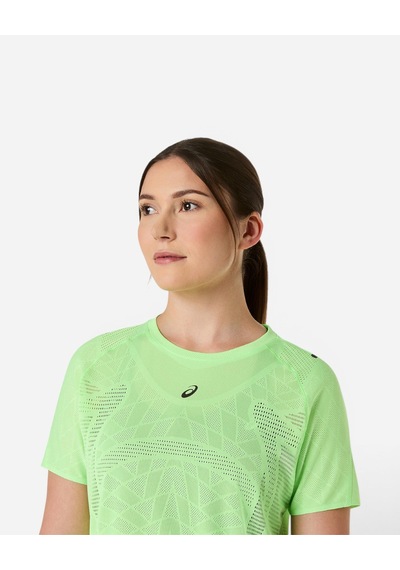 Asics Metarun Ss Top Kadın Yeşil Kısa Kollu Tshirt 2012d418-300