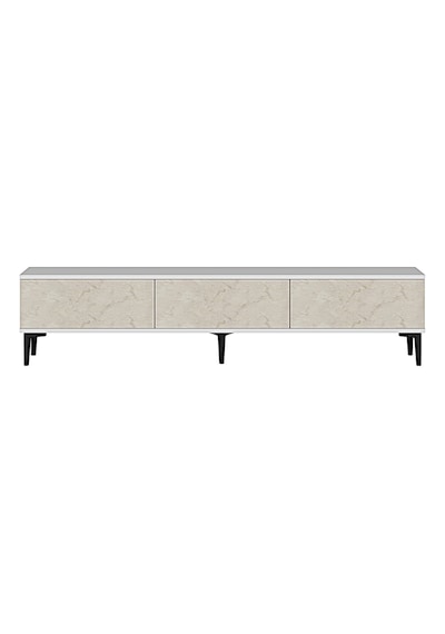 Tsa1899bt Aplos Tv Stand, Tv Sehpası Beyaz-traverten 180cm
