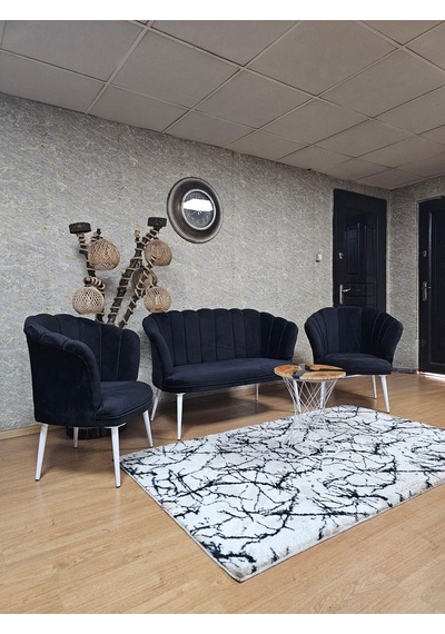 Zafir Papatya Çay Seti Koltuk Takımı Beyaz Boyalı Sivriltme Ayak, Balkon, Salon, Ofis, Cafe Koltuk Takımı Siyah Zafir Papatya Çay Seti Koltuk Takımı Beyaz Boyalı Sivriltme Ayak, Balkon, Salon, Ofis, Cafe Koltuk Takımı Siyah