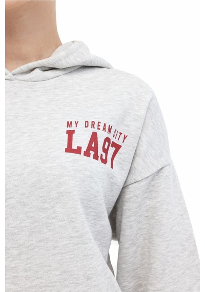 Kinetix Wl 17layut Bts-k5 5pr Grı Melanj Kadın Sweatshirt 000000000102023180 Gri