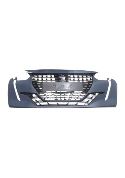 Peugeot 208 20/23 Ön Tampon Astarlı Panjurlu Komple/çeki Kapaklı/braketli Tw