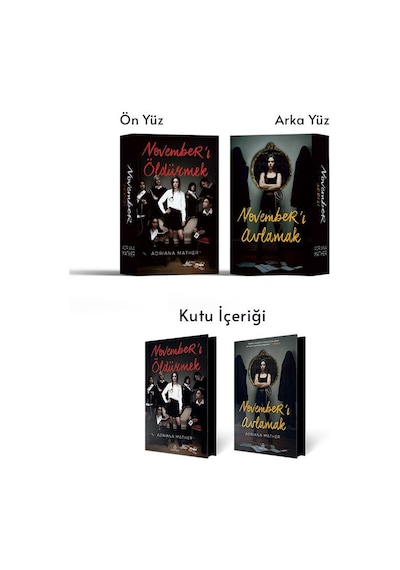 November Serisi Seti - 2 Kitap Takım - Kutulu - Adriana Mather - Ephesus Yayınları