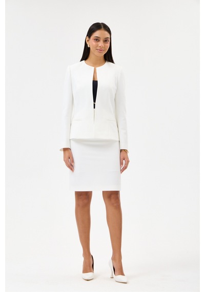 Velnara Moda Kırık Beyaz Klasik Kadın Takım Elbise-sıfır Yaka Ceket & Kısa Kalem Etek Kırık Beyaz - 927030108 Kırık Beyaz Velnara Moda Kırık Beyaz Klasik Kadın Takım Elbise-sıfır Yaka Ceket & Kısa Kalem Etek Kırık Beyaz - 927030108 Kırık Beyaz