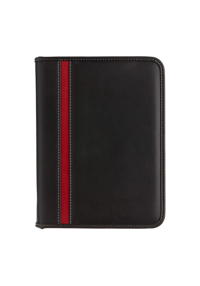 5240 Ajanda Tarihsiz Çizgili 17x24 Cm Ajanda/defter Fermuarlı Hesap Makineli Suni Deri Organize Siyah