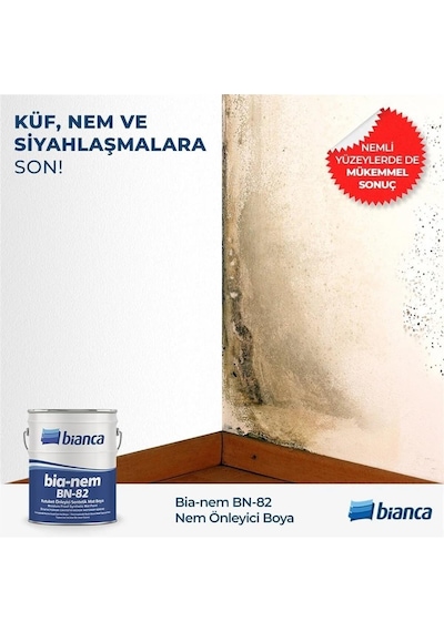 Bianca Bia-nem Bn-82 Rutubet Nem Önleyici Boya 0.75 Lt Beyaz