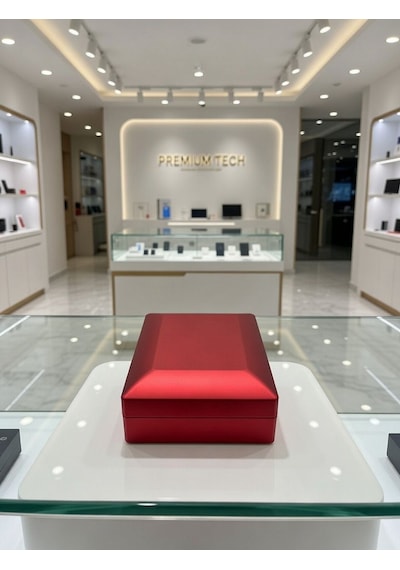 Led Işıklı Takı & Mücevher Kutusu Kırmızı
