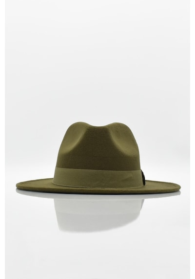 Külah Erkek Fedora Şapka-Haki-Haki-Standart